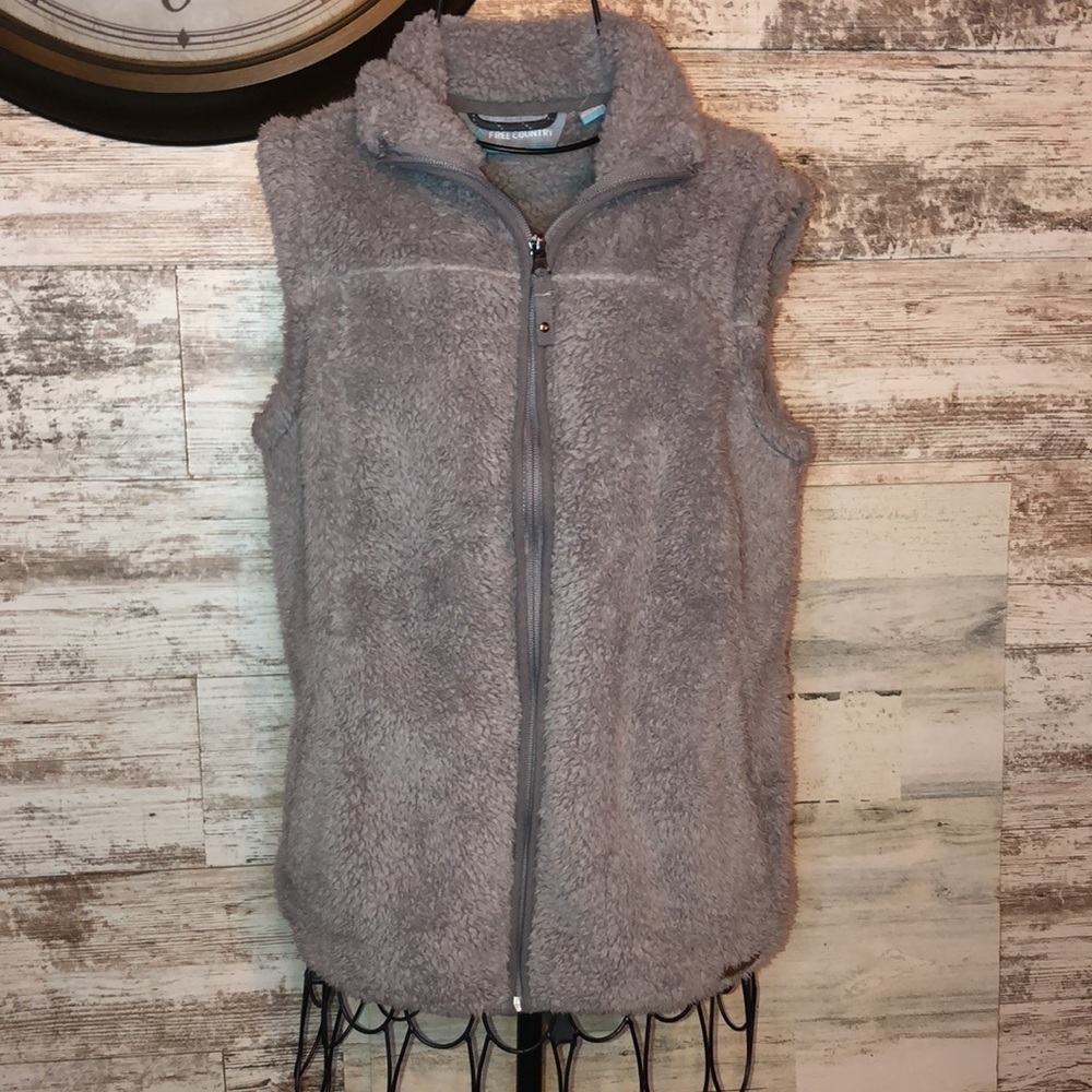Free Country fluffy purple vest size small super soft vest lavender purple vest‍